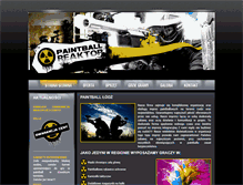 Tablet Screenshot of paintball-reaktor.pl